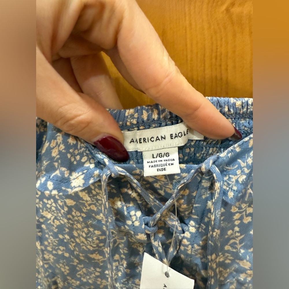 American Eagle Outfitters Blue Floral dress - Picture 6 of 10